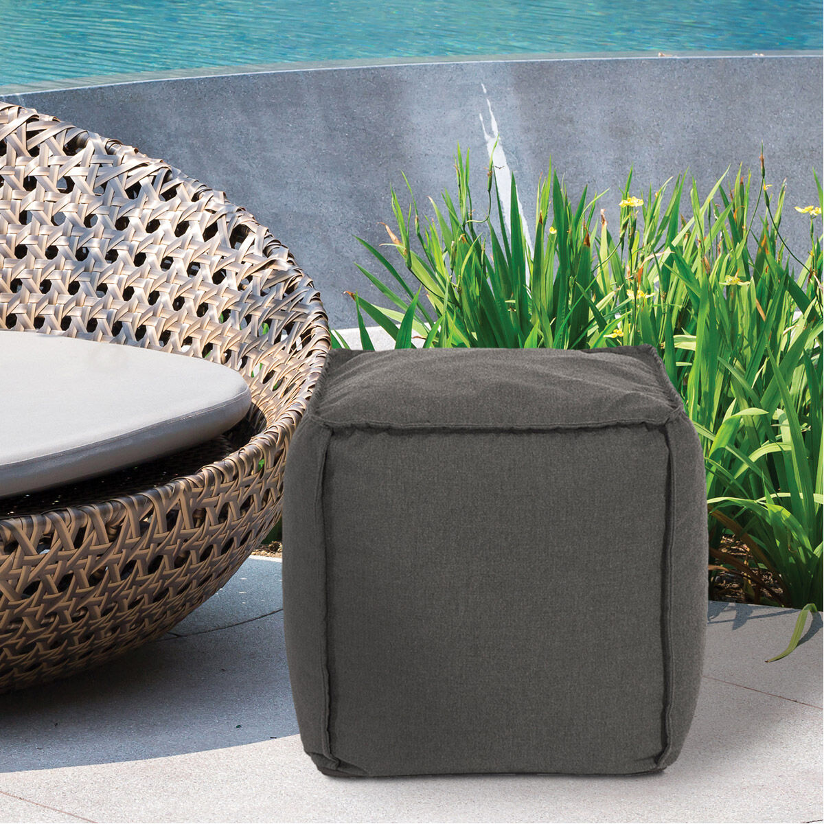 18 inch store square ottoman