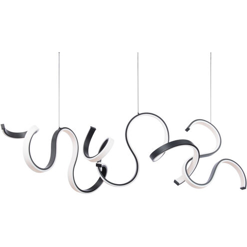 Tempest 1 Light 13.13 inch Black Pendant Ceiling Light