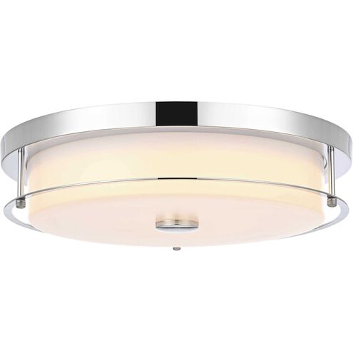 Kolson 1 Light 16 inch Chrome Flush Mount Ceiling Light