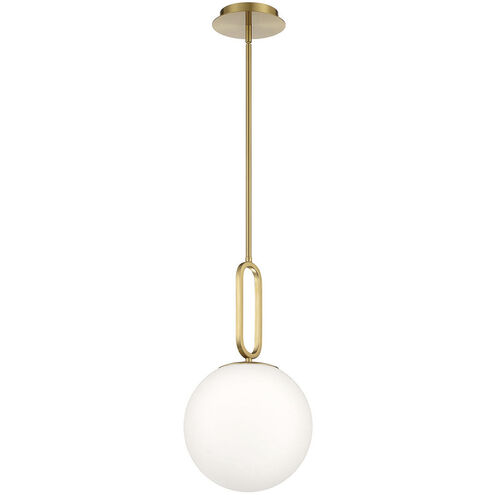 Prospect 1 Light 9.75 inch Gold Pendant Ceiling Light, Small