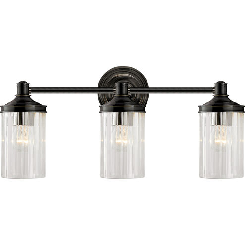 Visual Comfort Signature Collection Alexa Hampton Ava 3 Light 20 inch Bronze Triple Bath Sconce Wall Light AH2202BZ-CG - Open Box