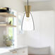 Alora Mood Arlo Pendant Ceiling Light in Brushed Gold
