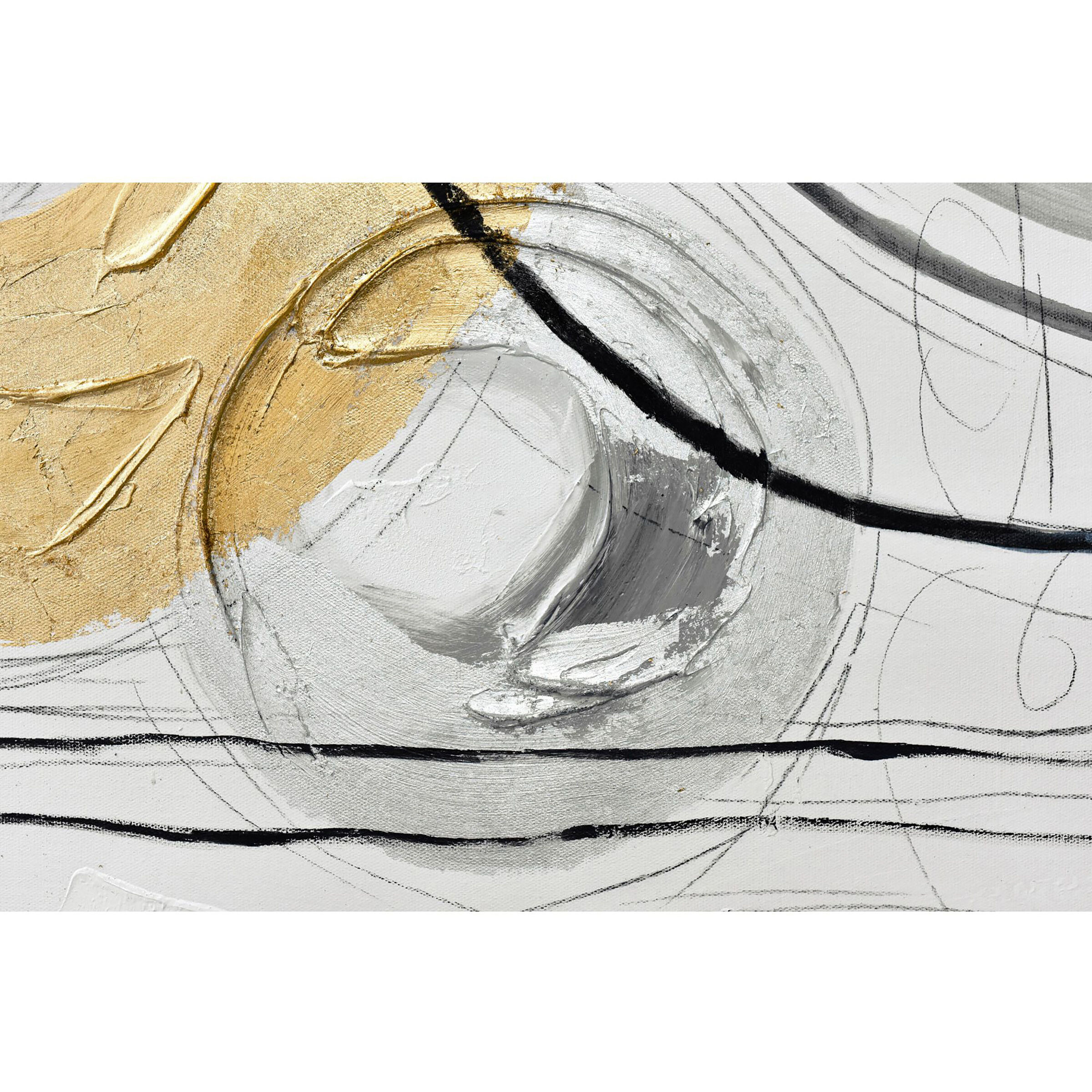 Circle Gets The Square Black Diptych Wall Art, Smithsonian Collaboration