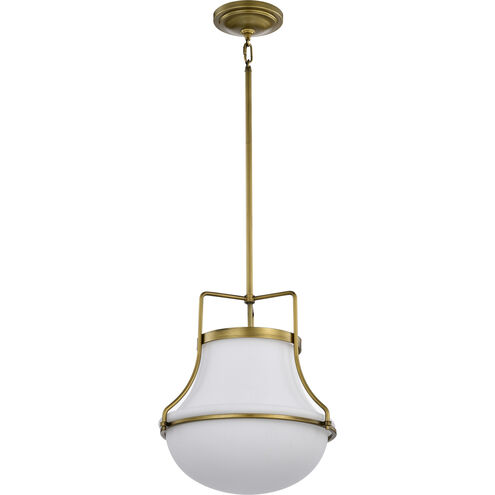 Valdora 1 Light 14 inch Natural Brass Pendant Ceiling Light