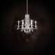 Siena 6 Light 24.5 inch Antique Silver Chandelier Ceiling Light in Heritage