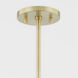 Neko 1 Light 12 inch Aged Brass Pendant Ceiling Light, Large