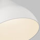 Oden 1 Light 14 inch Matte White Pendant Ceiling Light