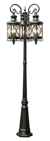 Chandler 9 Light 81 inch Rubbed Oil Bronze Outdoor Pole Light