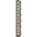 Tessera LED 5.1 inch Flat Bronze with Salt White Sconce Wall Light