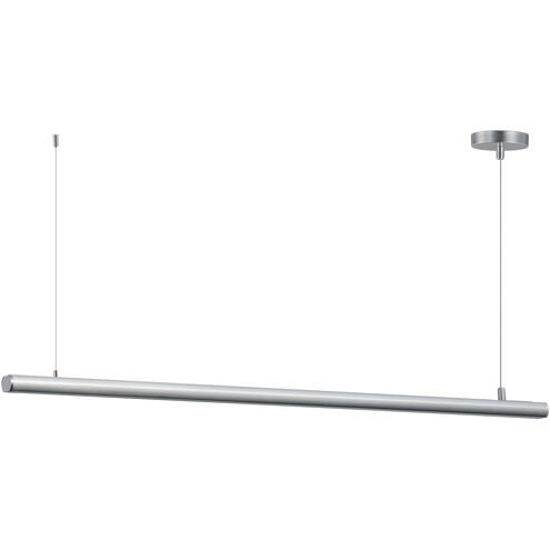 Continuum LED 47 inch Satin Aluminum Linear Pendant Ceiling Light