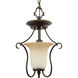 Kensington 1 Light 11.38 inch Forged Bronze Close-to-Ceiling Ceiling Light