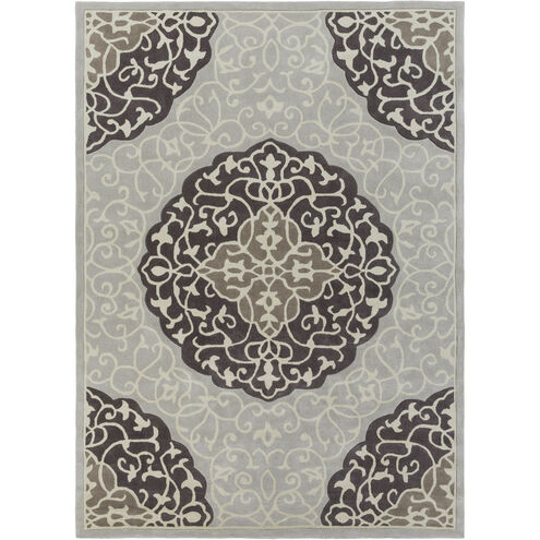 Cosmopolitan 156 X 108 inch Black and Brown Area Rug, Polyester
