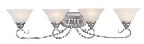 Coronado 4 Light 36 inch Brushed Nickel Bath Vanity Wall Light