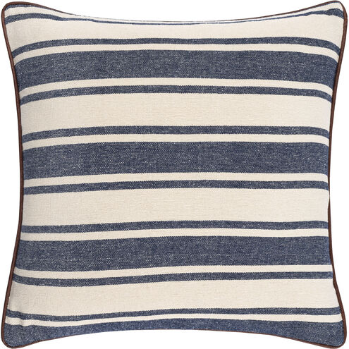 Charlize 18 inch Navy Pillow Kit in 18 x 18, Square