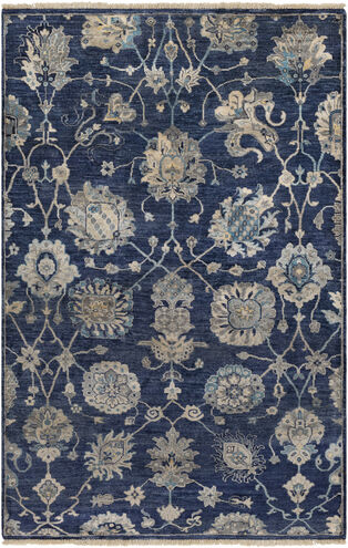 Theodora 120 X 96 inch Navy Rug in 8 x 10, Rectangle