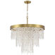 Waterfall 8 Light 30.25 inch Pendant Ceiling Light