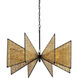 Machina 8 Light 32 inch Matte Black Chandelier Ceiling Light, Smithsonian Collaboration