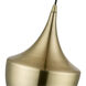 Waldorf 1 Light 10 inch Antique Brass Pendant Ceiling Light
