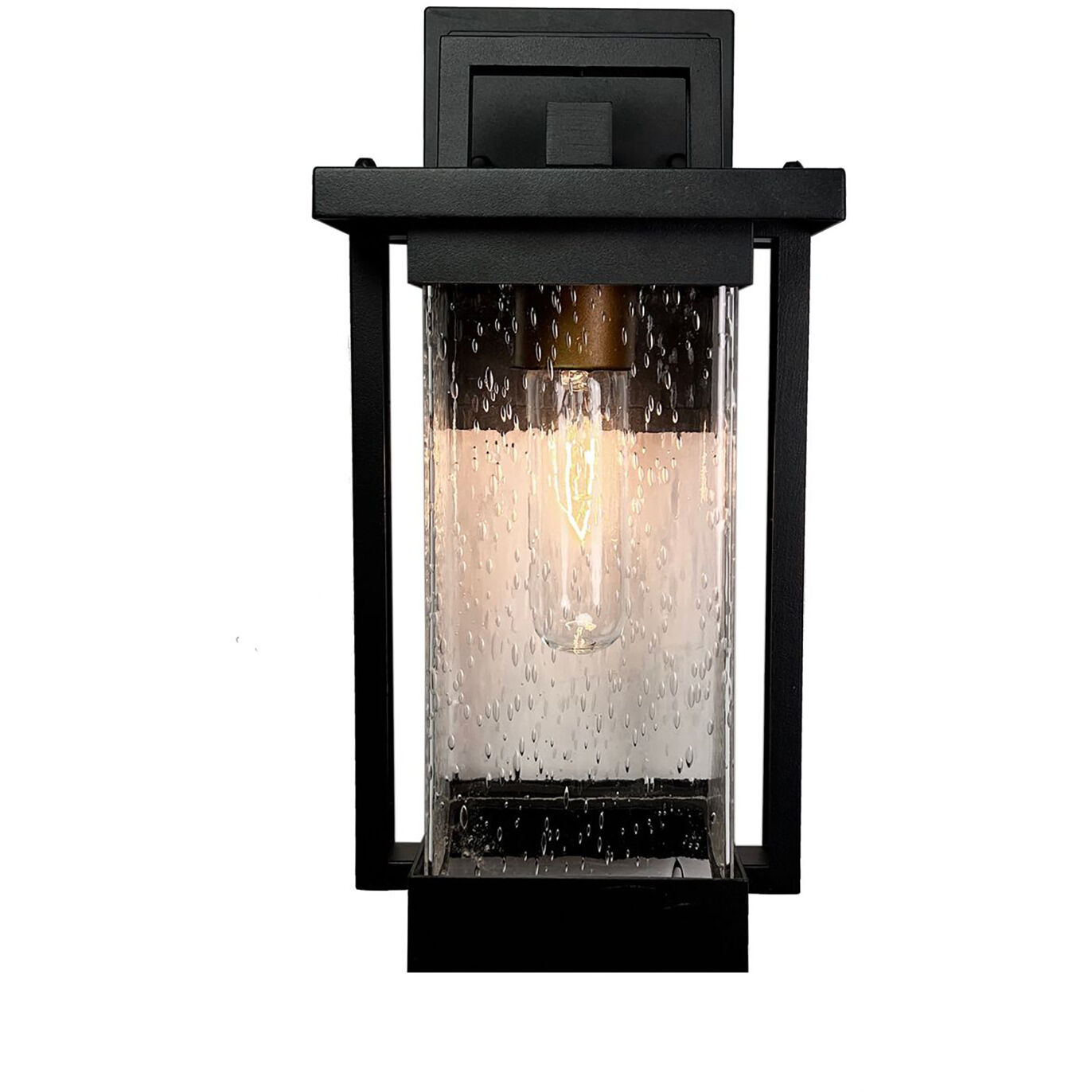 Port Charlotte LED 12.44 inch Matte Black Outdoor Wall Light