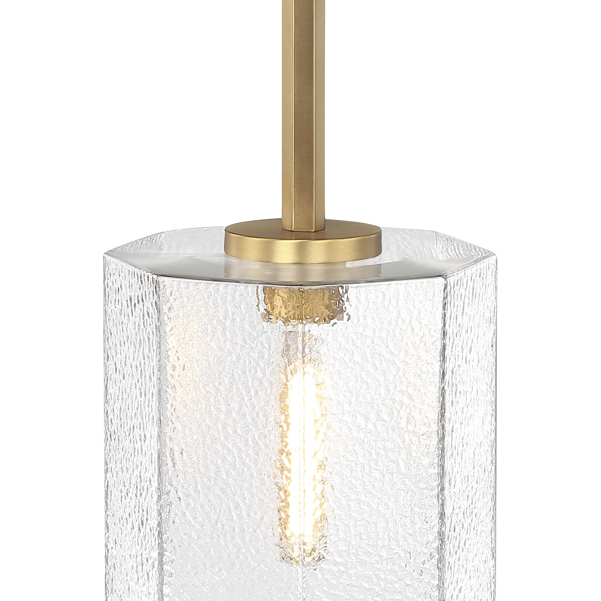 Haven LED 10 inch Old Satin Brass Pendant Ceiling Light