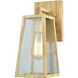 Logan 1 Light 12 inch Brown Outdoor Wall Sconce