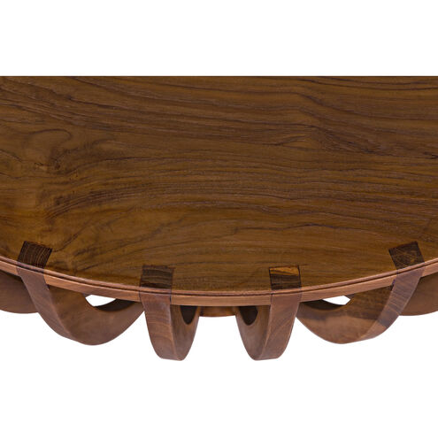 Francis 35 X 35 inch Clear Coat Flat Coffee Table