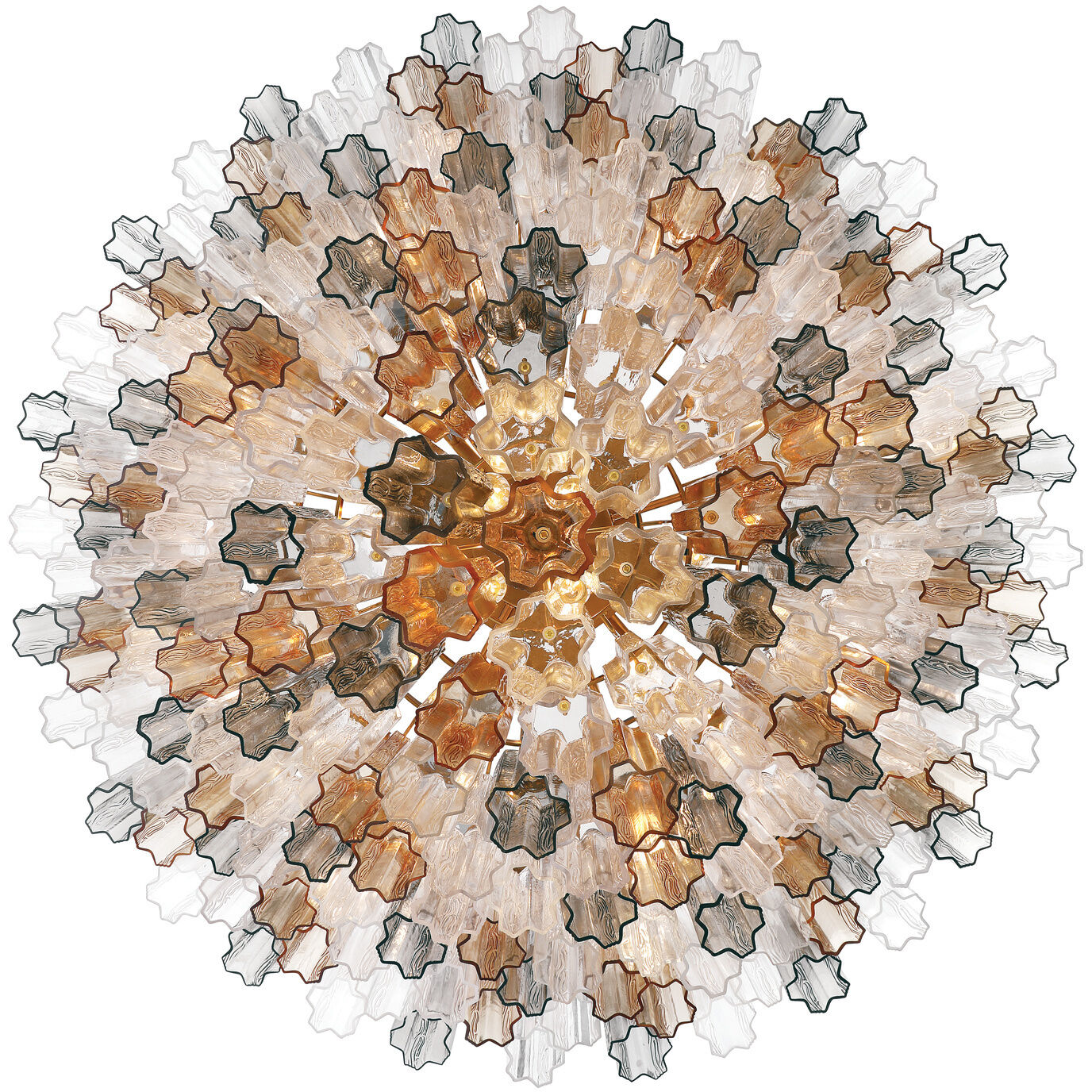 Addis 28 Light 49 inch Aged Brass Chandelier Ceiling Light