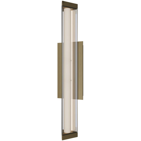 Boulevard LED 18 inch Aged Brass Bath Vanity & Wall Light in 4000K, dweLED