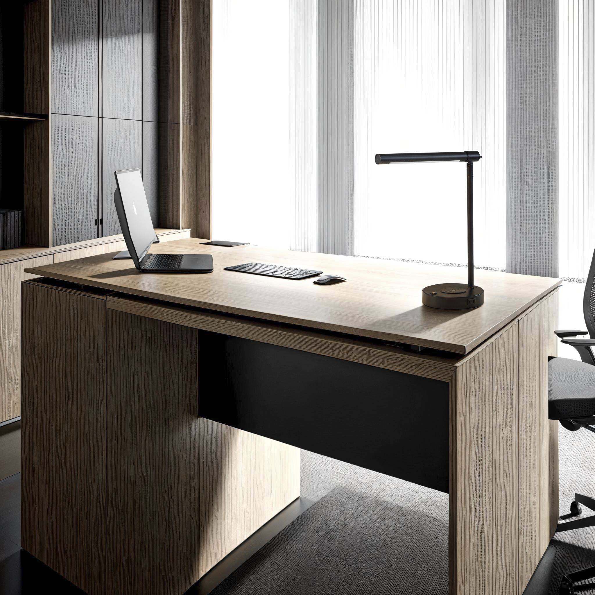 Dax 16 inch 9.00 watt Black Wireless Charging Desk Lamp Portable Light