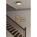 Marnex LED 13 inch Legacy Brass Flush Mount Ceiling Light