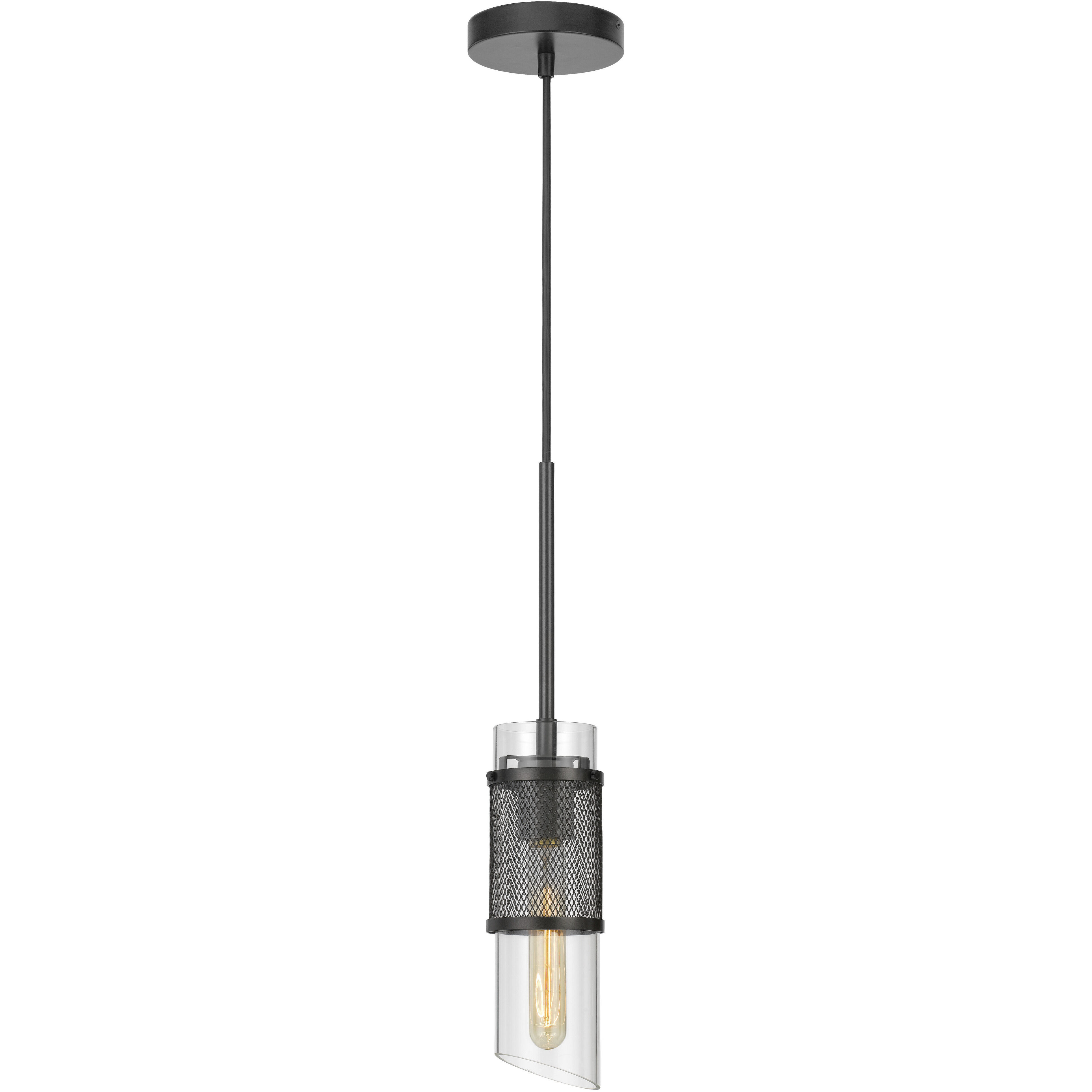 Savona 1 Light 5 inch Black Mini Pendant Ceiling Light