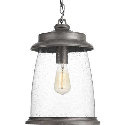 Queenscliff 1 Light 11 inch Antique Pewter Outdoor Hanging Lantern