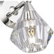 Brussels 1 Light 7 inch Polished Nickel Crystal Single Sconce Wall Light
