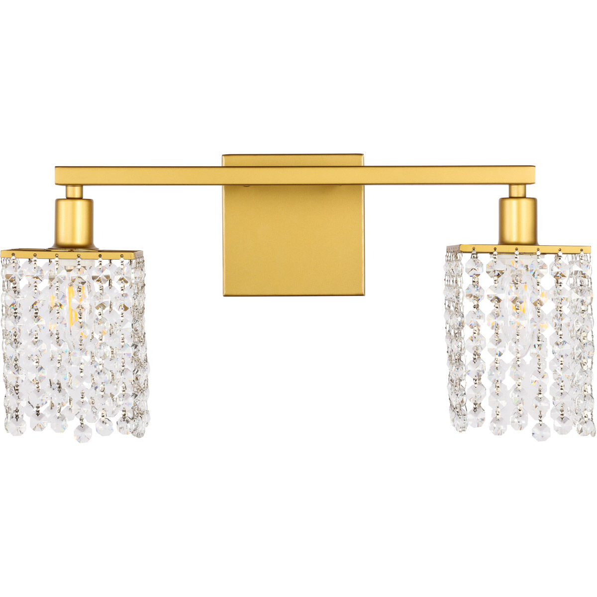 Phineas 2 Light 18 inch Brass Wall sconce Wall Light