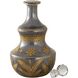 Kemal Antique Silver with Gold Bottle, Set of 3