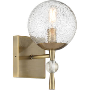 Populuxe 1 Light 6 inch Oxidized Aged Brass Bath Lamp Wall Light