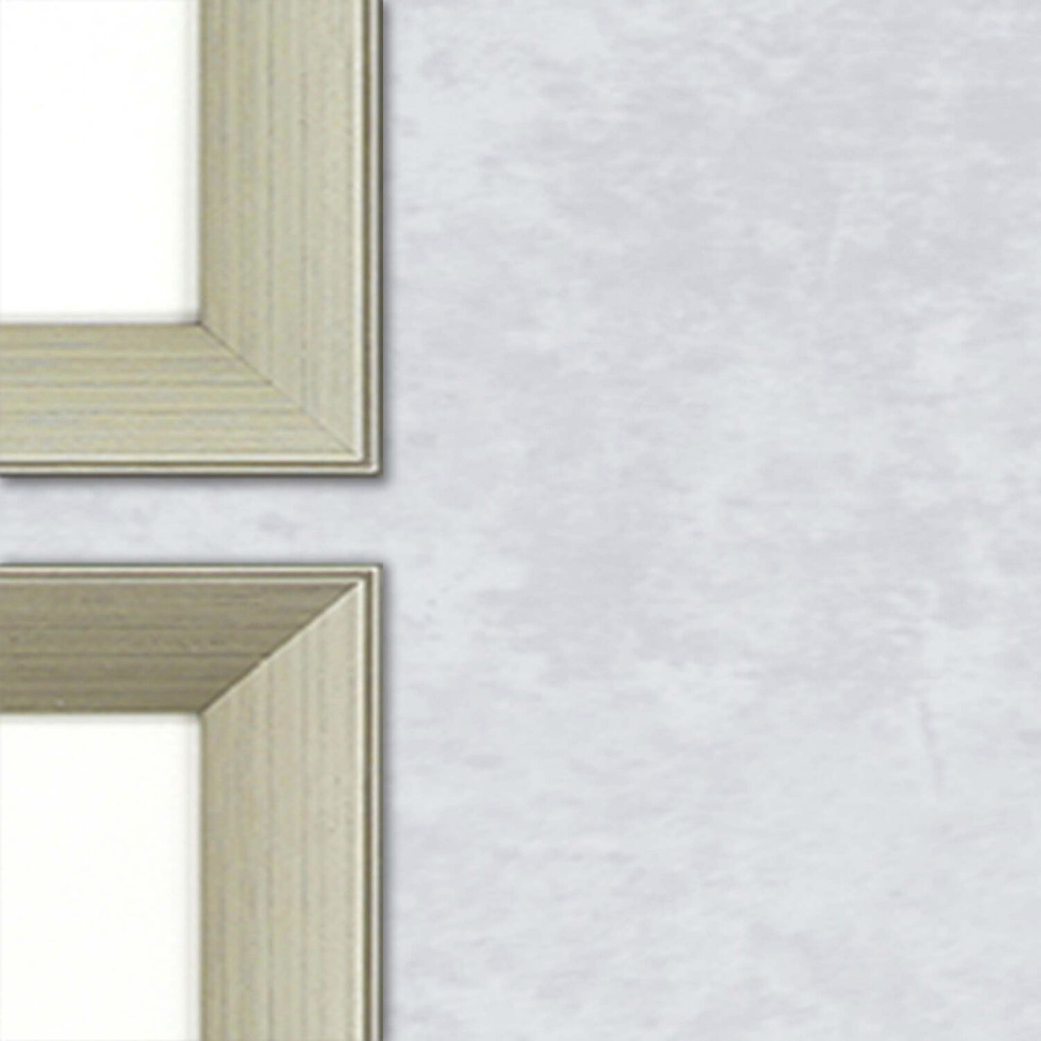 Abstract Gray and Neutral and Yellow Framed Art