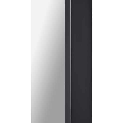 Keene 83 X 48 inch Matte Black and Clear Mirror