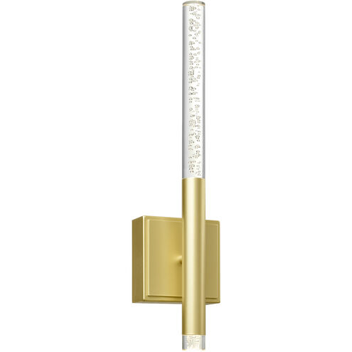 Dragonswatch LED 4.3 inch Satin Gold Wall Light