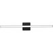 Phase 4 LED LED 32 inch Matte Black Linear Vanity Light Wall Light