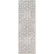 Kinnara 36 X 24 inch Light Gray/Silver Gray Rugs, Wool and Viscose