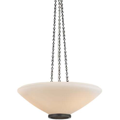 Awosting 3 Light 22 inch Distressed Bronze Pendant Ceiling Light