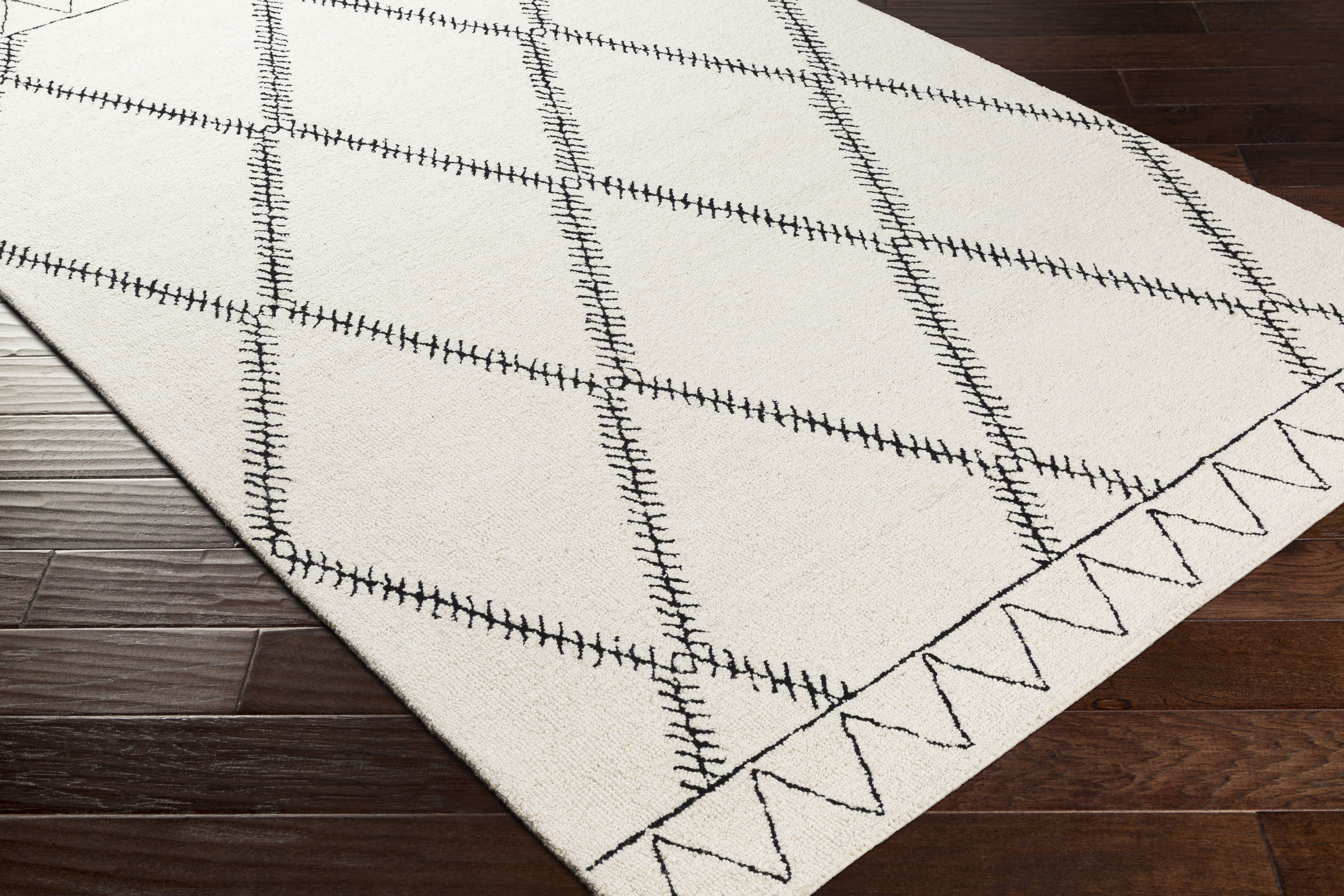 Arsenal 144 X 108 inch Cream Rug in 9 X 12, Rectangle