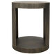 Chrysler 24 X 20 inch Aged Brass Side Table