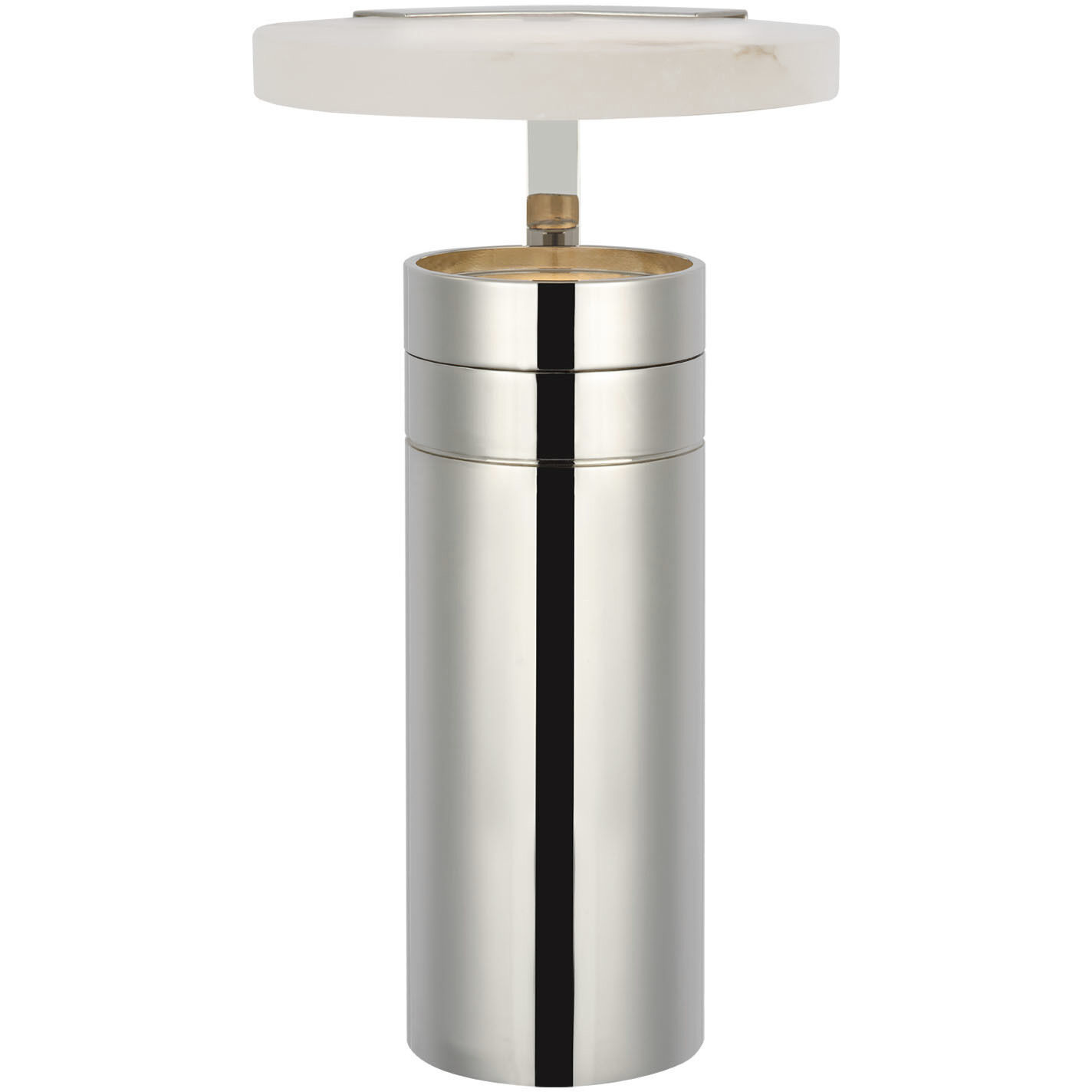 Kelly Wearstler Melange 9.25 inch 2.00 watt Polished Nickel Rechargeable Floating Disc Accent Lamp Portable Light