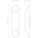 Ako LED 5.12 inch Matte Black ADA Interior Wall Light