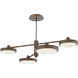 Iris LED 49 inch Burnished Bronze Mobile Chandelier Ceiling Light