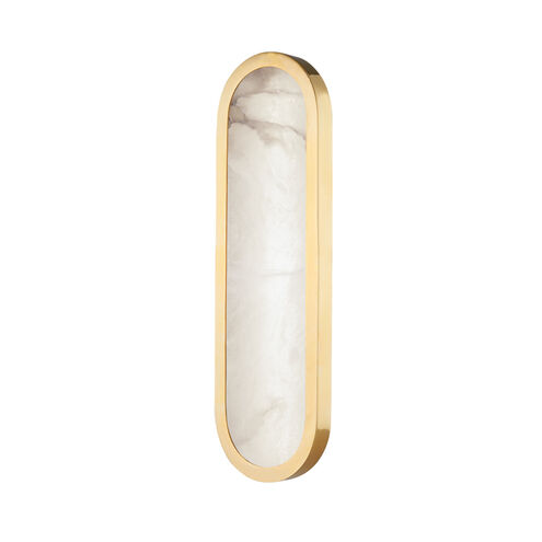 Manhasset LED 5.75 inch Aged Brass ADA Wall Sconce Wall Light