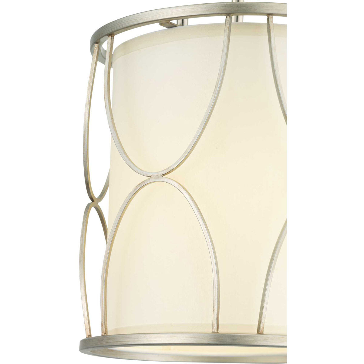 Landree 1 Light 10 inch Silver Ridge Mini-Pendant Ceiling Light