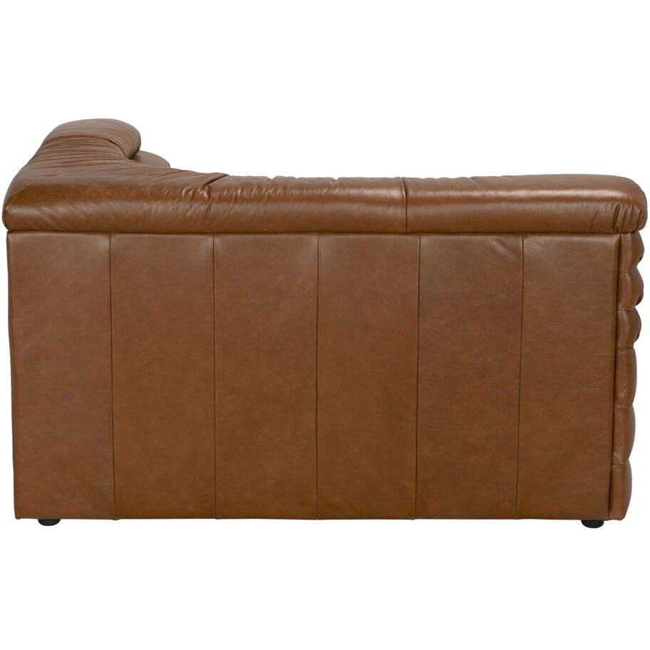 Bandera Roche Tan Modular Sofa, Right Corner